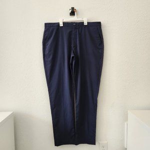 Alial Fital Mens Chino Dress Pants size 40x34 Big Tall Navy Blue Stretchy